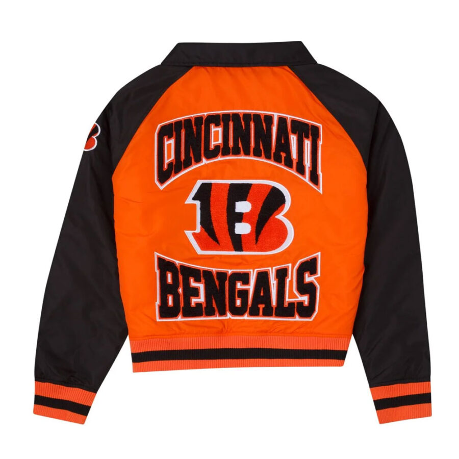 Alternative view of Women's Cincinnati Bengals Throwback Jacket