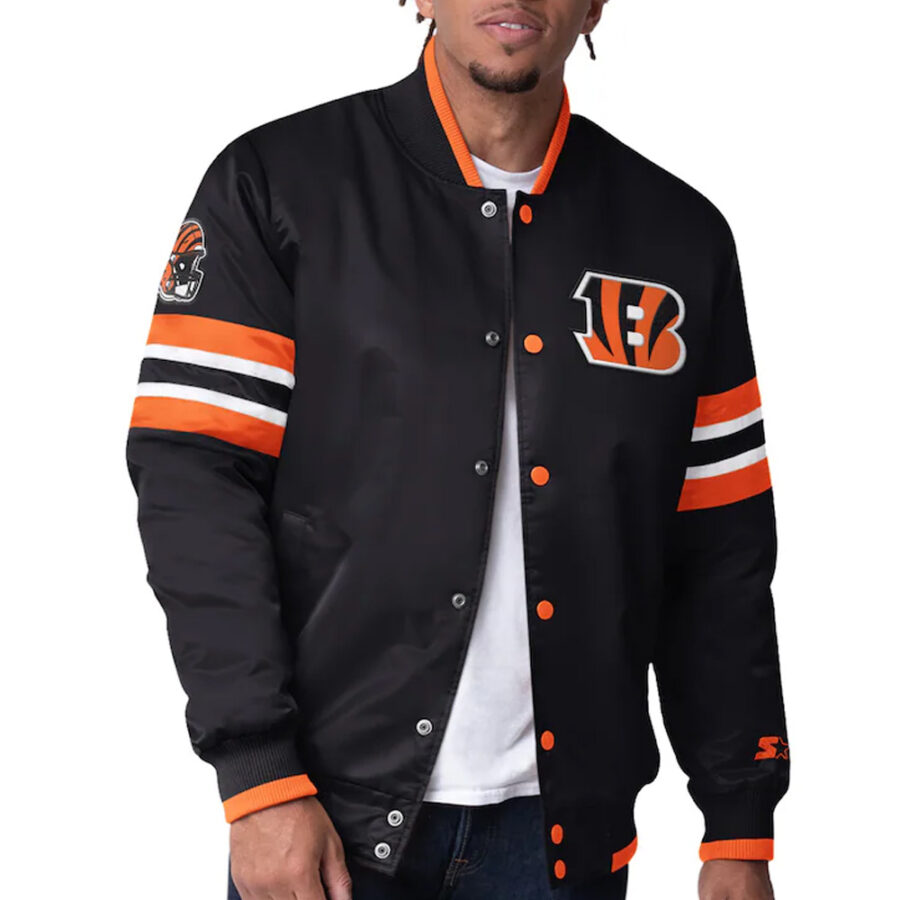 NFL Cincinnati Bengals Scout I Satin Jacket