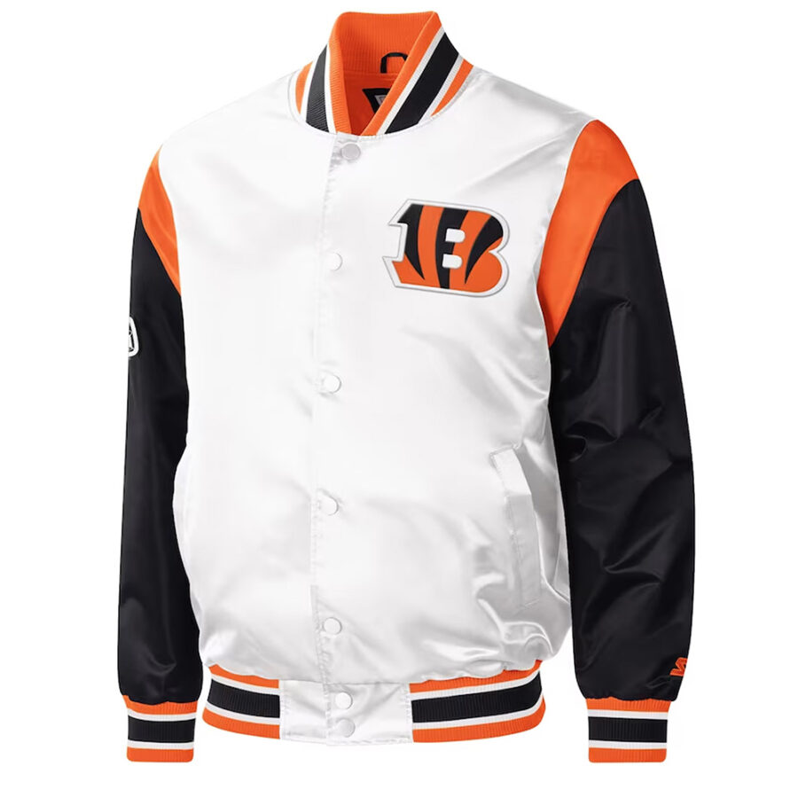 NFL Cincinnati Bengals Warm Up Satin Jacket