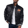 NFL Cincinnati Bengals Satin Trucker Jacket