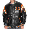 Vintage Cincinnati Bengals Leather Jacket