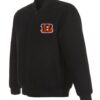 Cincinnati Bengals Black Wool Jacket