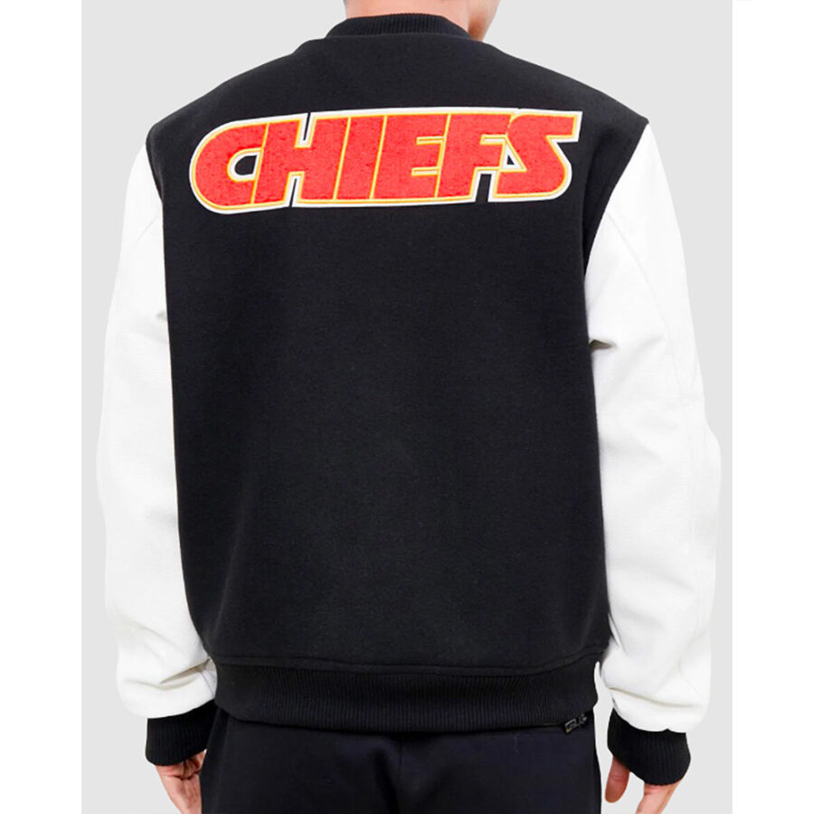 Alternative view of NFL kansas City Chiefs Mashup Varsity Jacket