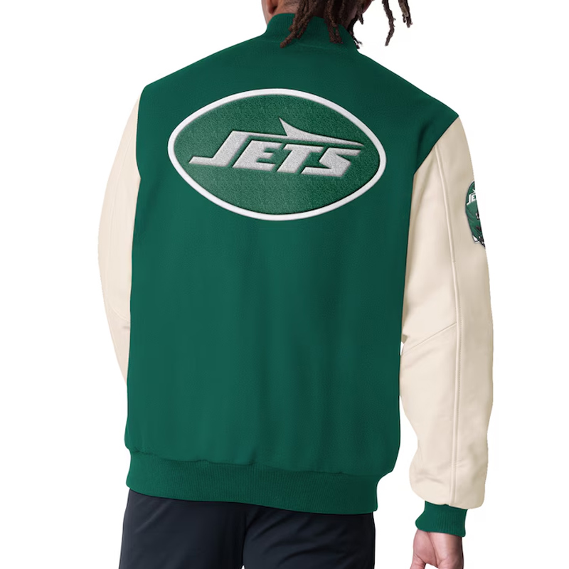 Alternative view of NFL New York Jets Complete Game Varsity Jacket
