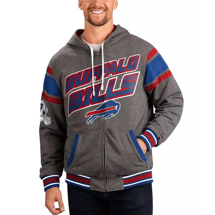 Men's Buffalo Bills Gray Extreme Hoodie
