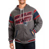 NFL New England Patriots Gray Extreme Hoodie