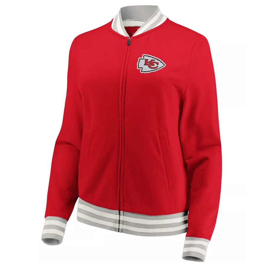 Kansas City Chiefs Full-Zip Red Wool Jacket