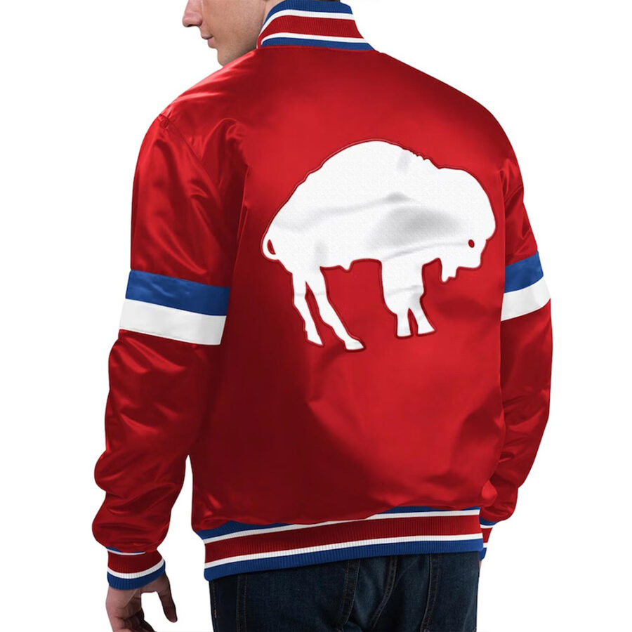 Alternative view of Men's Buffalo Bills Red Home Game Jacket