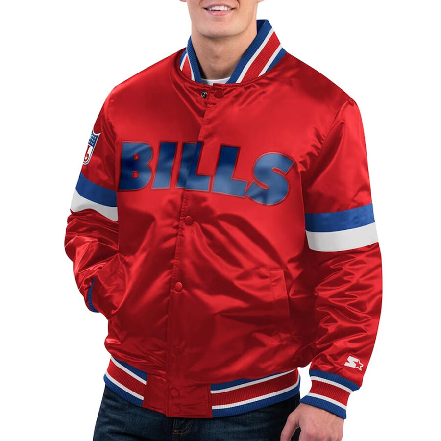 Men's Buffalo Bills Red Home Game Jacket