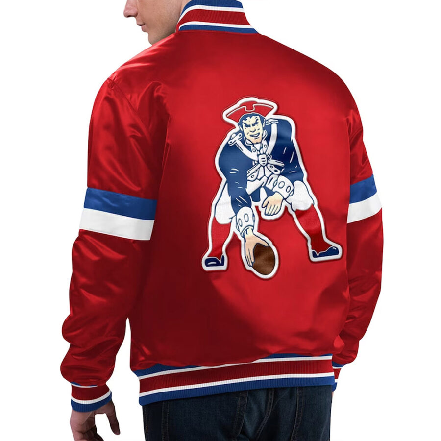 Alternative view of NFL New England Patriots Home Game Red Jacket