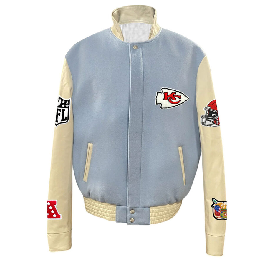 NFL Kansas City Chiefs Blue Varsity Jacket - Trendy Leather Jackets