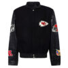NFL Kansas City Chiefs Varsity Black Jacket