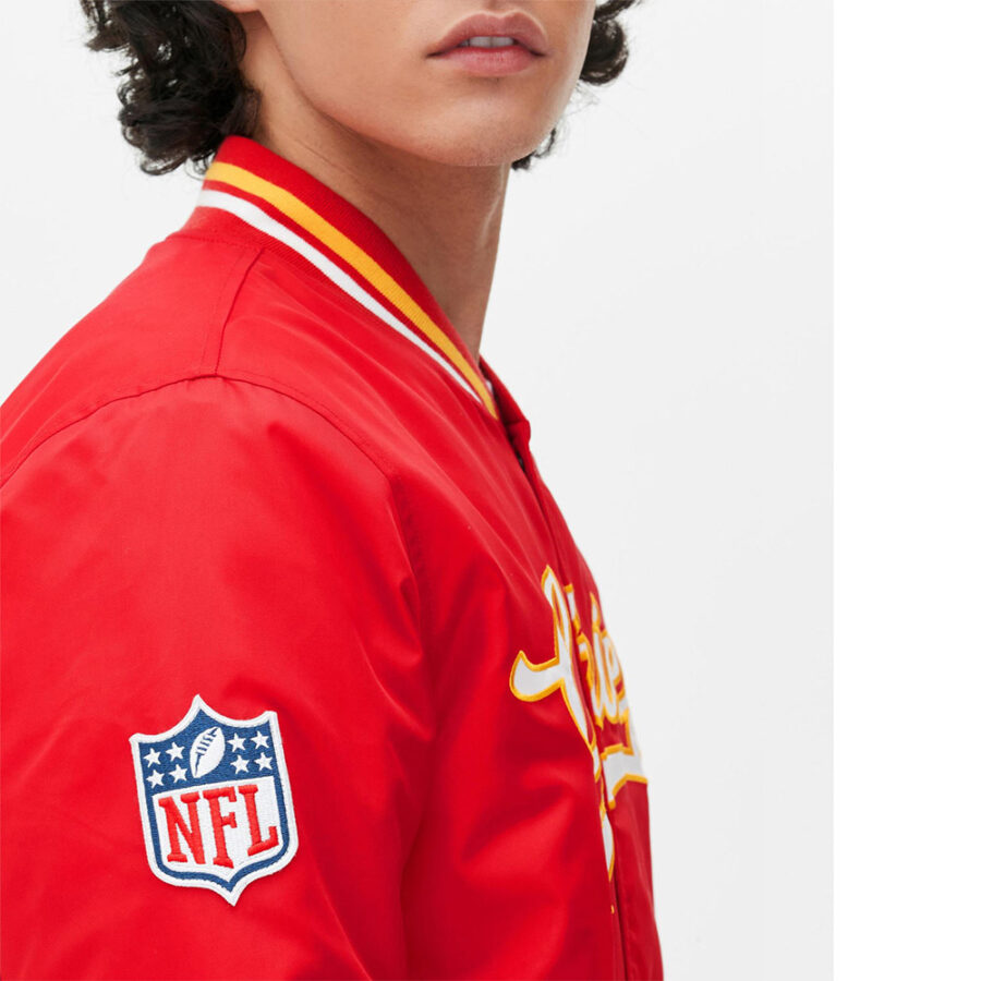 Kansas City Chiefs Varsity Satin Jacket 8 Kansas City Chiefs 60 Satin Jacket