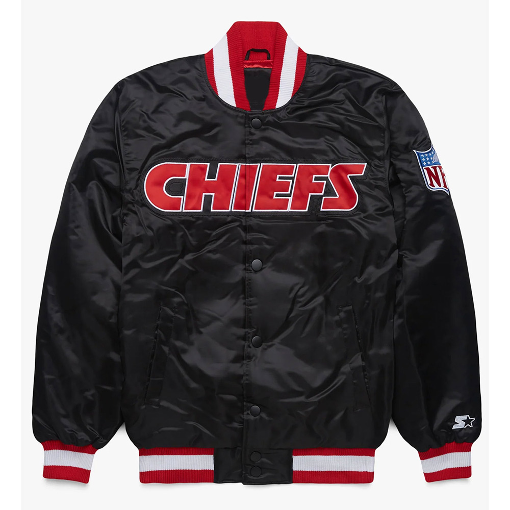 Nfl Black Out Kansas City Chiefs Jacket 1 Nfl Black Out Kansas City Chiefs Jacket