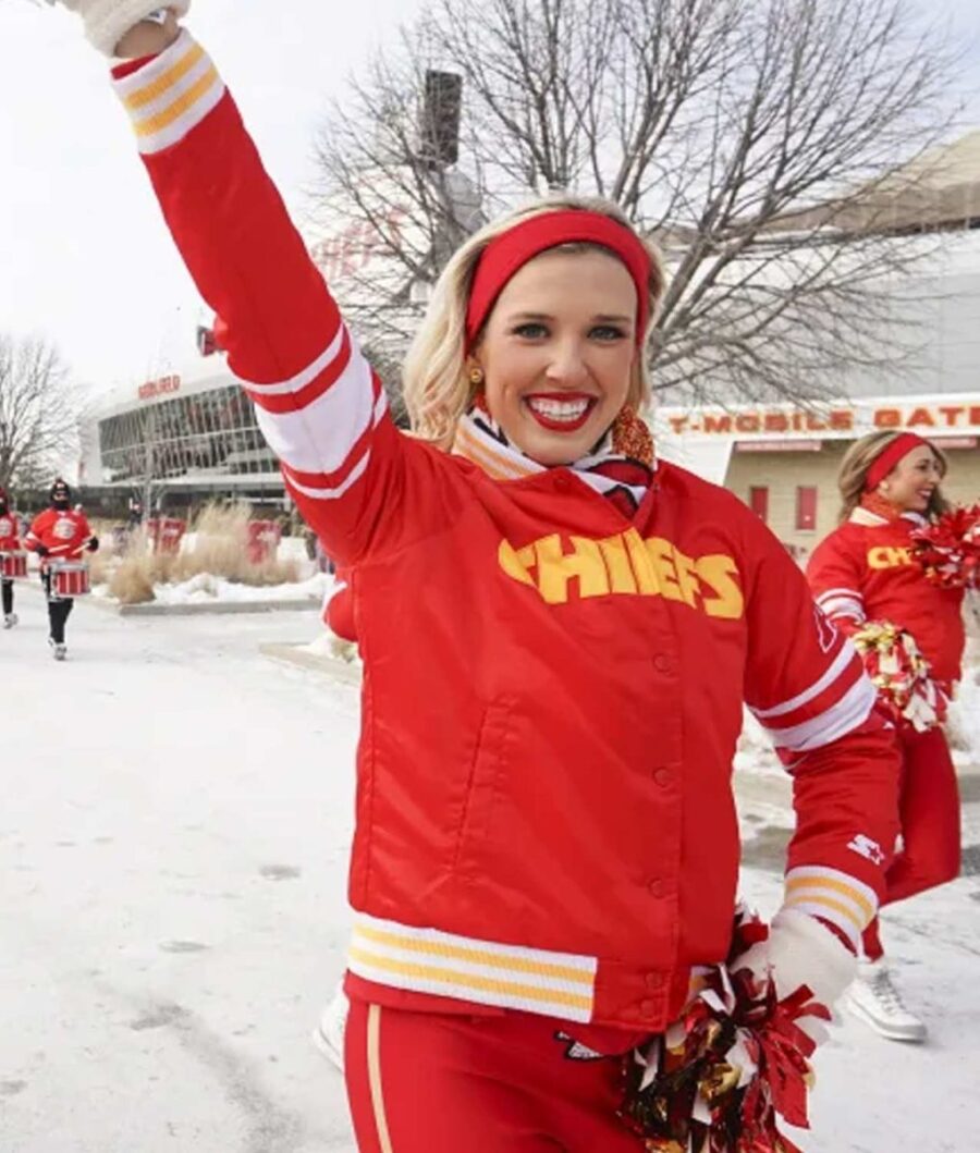 Alternative view of NFL Cheerleaders Kansas City Chiefs Satin Jacket