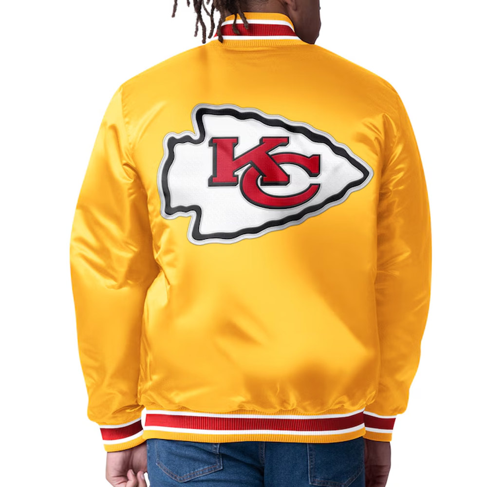 Kansas City Chiefs Red/Gold Jacket 4 Kansas City Chiefs Red/Gold Jacket - Image 4