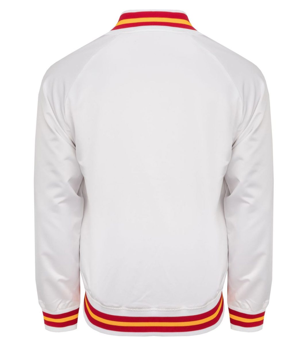 Nfl Kc Chiefs Heavyweight White Jacket 2 Nfl Kc Chiefs Heavyweight White Jacket - Image 2