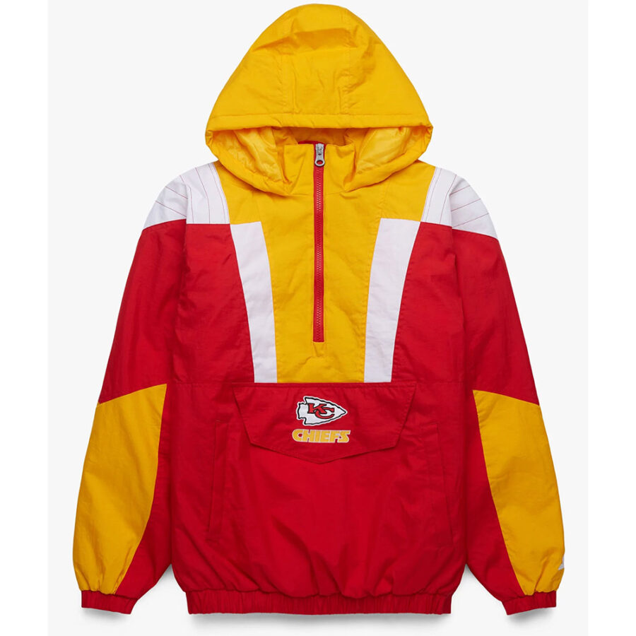 Homage X Starter Chiefs Pullover Jacket - Trendy Leather Jackets
