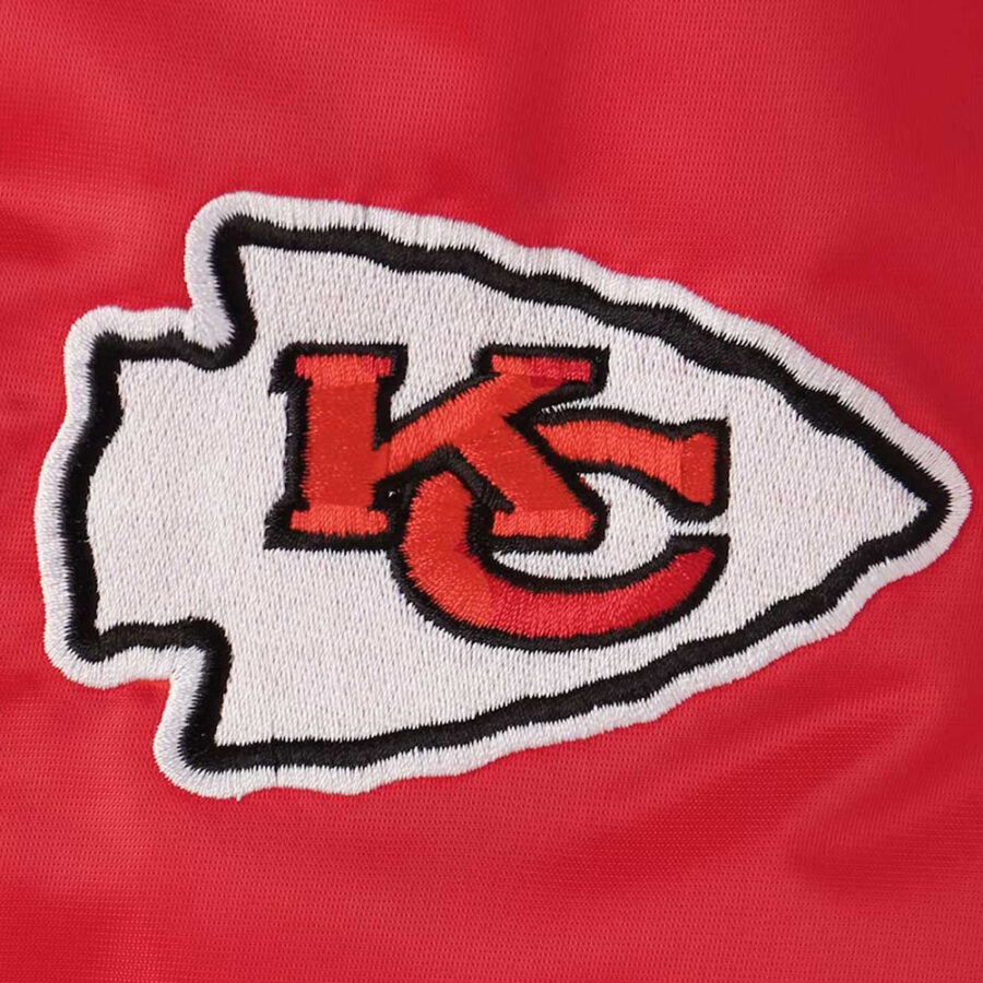 Kansas City Chiefs Locker Room Red Satin Jacket