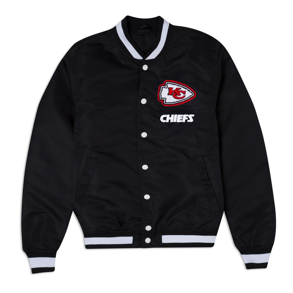 Kansas City Chiefs Logo Select Black Jacket 1 Kansas City Chiefs Logo Select Black Jacket