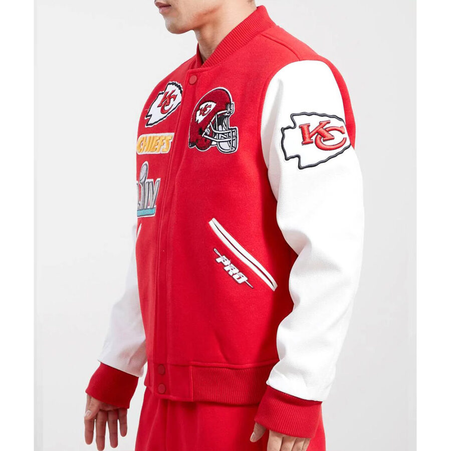 Kansas City Chiefs Logo Varsity Jacket