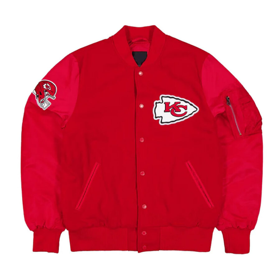 Kansas City Chiefs MA-1 Historic Bomber Jacket - Trendy Leather Jackets