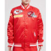Men's kansas City Chiefs Mashup Satin Jacket - Trendy Leather Jackets