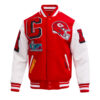 Men's Kansas City Chiefs Mashup Varsity Jacket - Trendy Leather Jackets