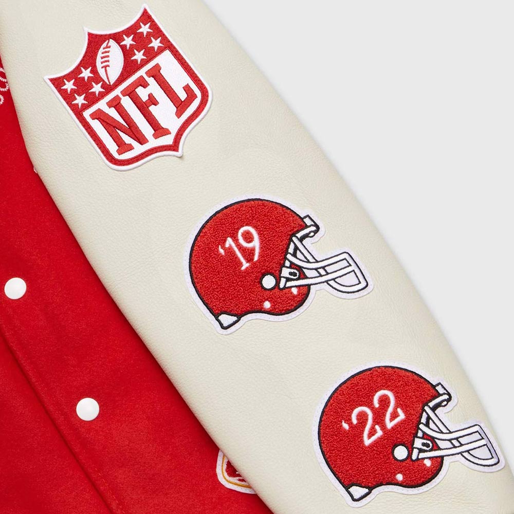 Nfl Kansas City Chiefs Ovo Varsity Jacket 8 Nfl Kansas City Chiefs Ovo Varsity Jacket - Image 8