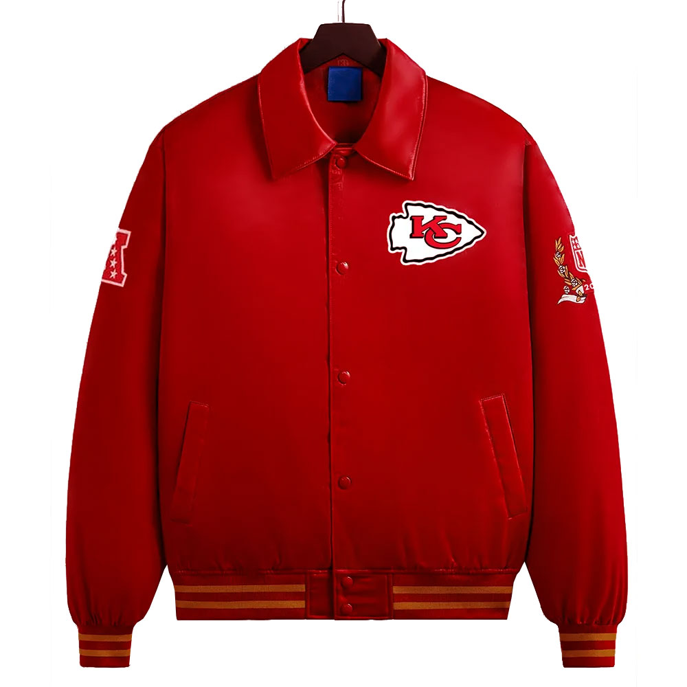 Kansas City Chiefs Race Red Jacket 1 Kansas City Chiefs Race Red Jacket