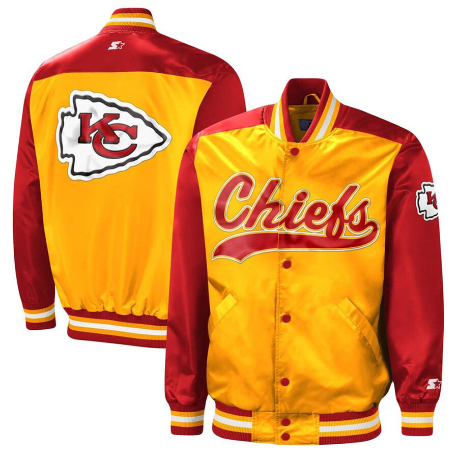 Kansas City Chiefs Red And Gold Jacket