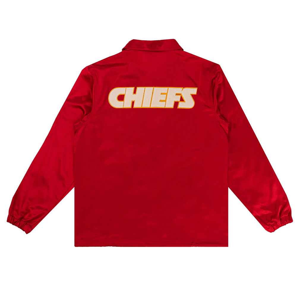 Kansas City Chiefs Red Windbreaker Jacket 2 Kansas City Chiefs Red Windbreaker Jacket - Image 2