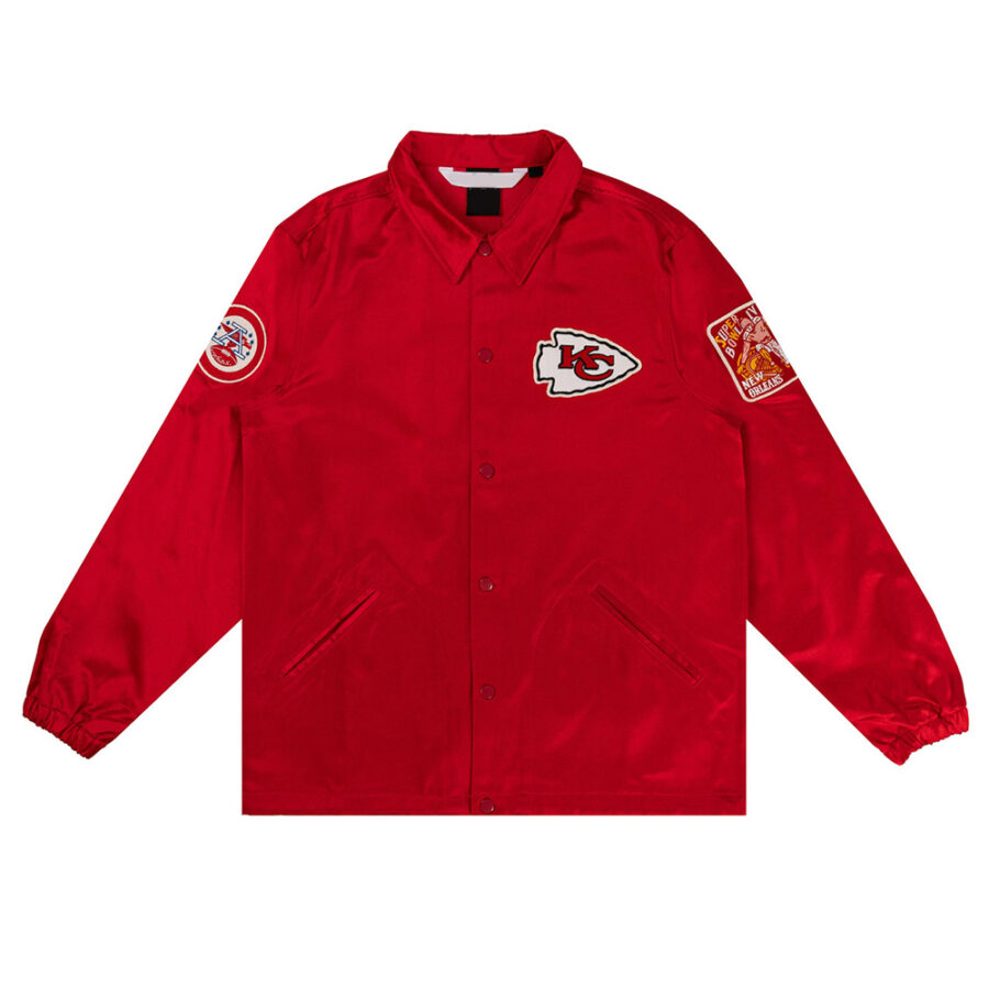 Kansas City Chiefs Red Windbreaker Jacket