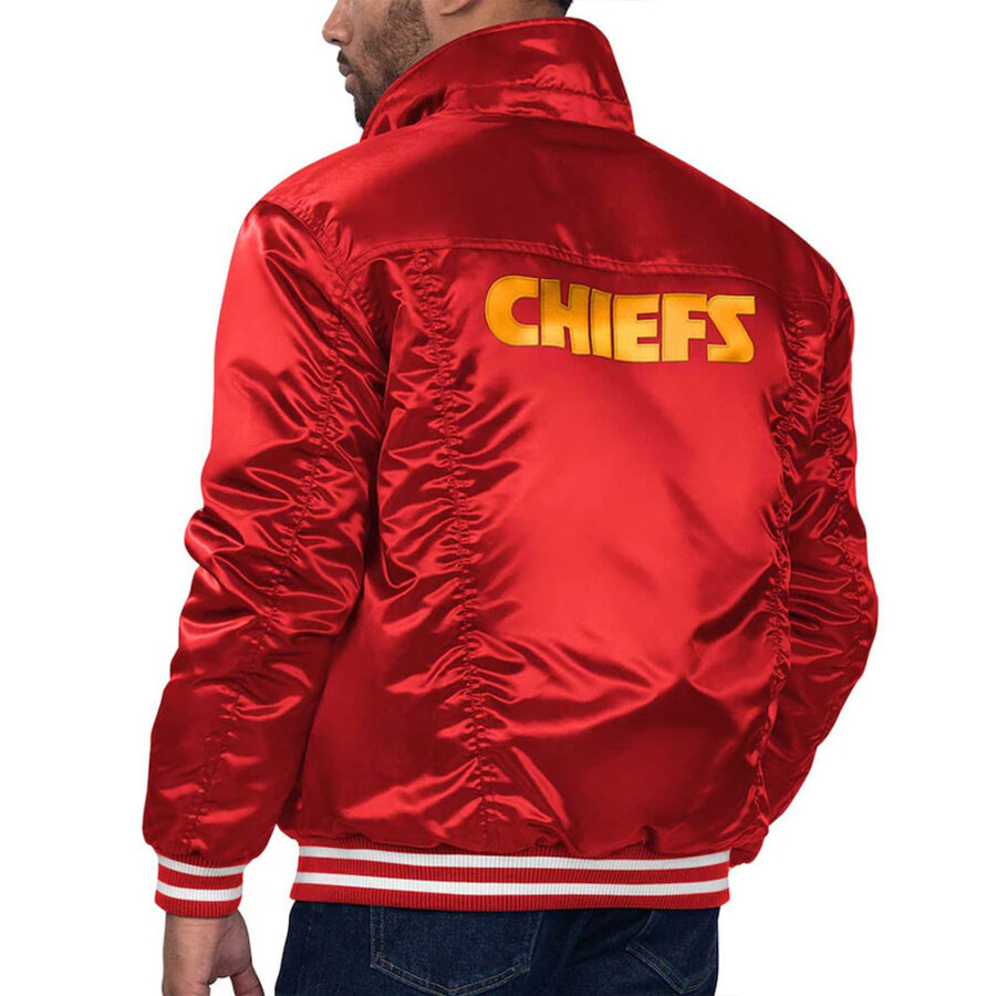 Alternative view of Kansas City Chiefs Trucker Satin Jacket