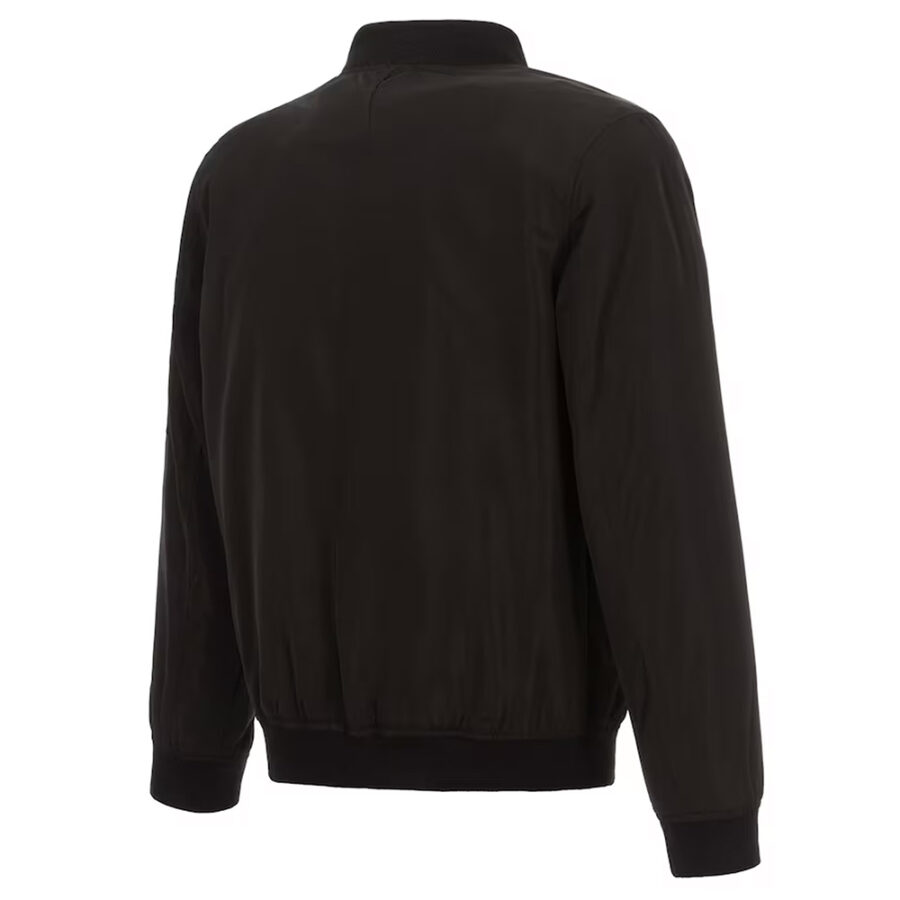 Alternative view of Kansas City Chiefs Super Bowl Nylon Black Bomber Jacket