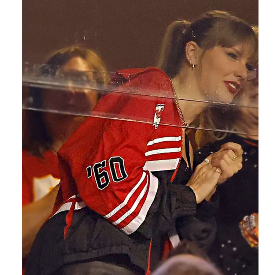Kansas City Chiefs Taylor Swift Red Full Zip Jacket
