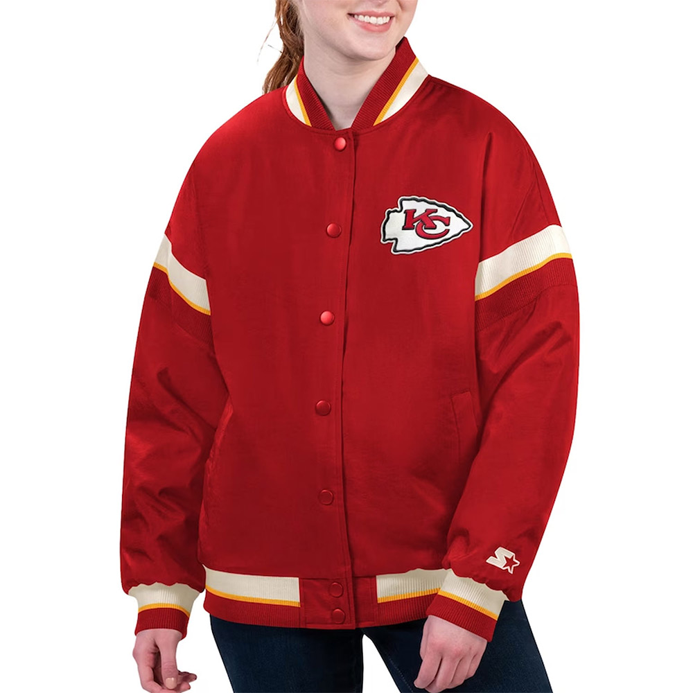 Women'S Kansas City Chiefs Tournament Red Jacket 1 Women'S Kansas City Chiefs Tournament Red Jacket