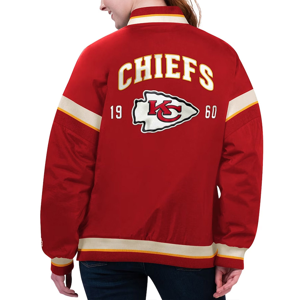 Women'S Kansas City Chiefs Tournament Red Jacket 2 Women'S Kansas City Chiefs Tournament Red Jacket - Image 2
