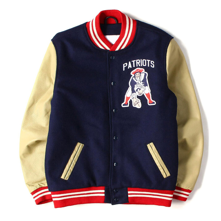New England Patriots Kendrick Lamar Varsity Jacket 9 Kendrick Lamar Patriots Varsity Jacket