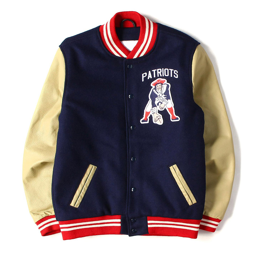 New England Patriots Kendrick Lamar Varsity Jacket 4 New England Patriots Kendrick Lamar Varsity Jacket - Image 4