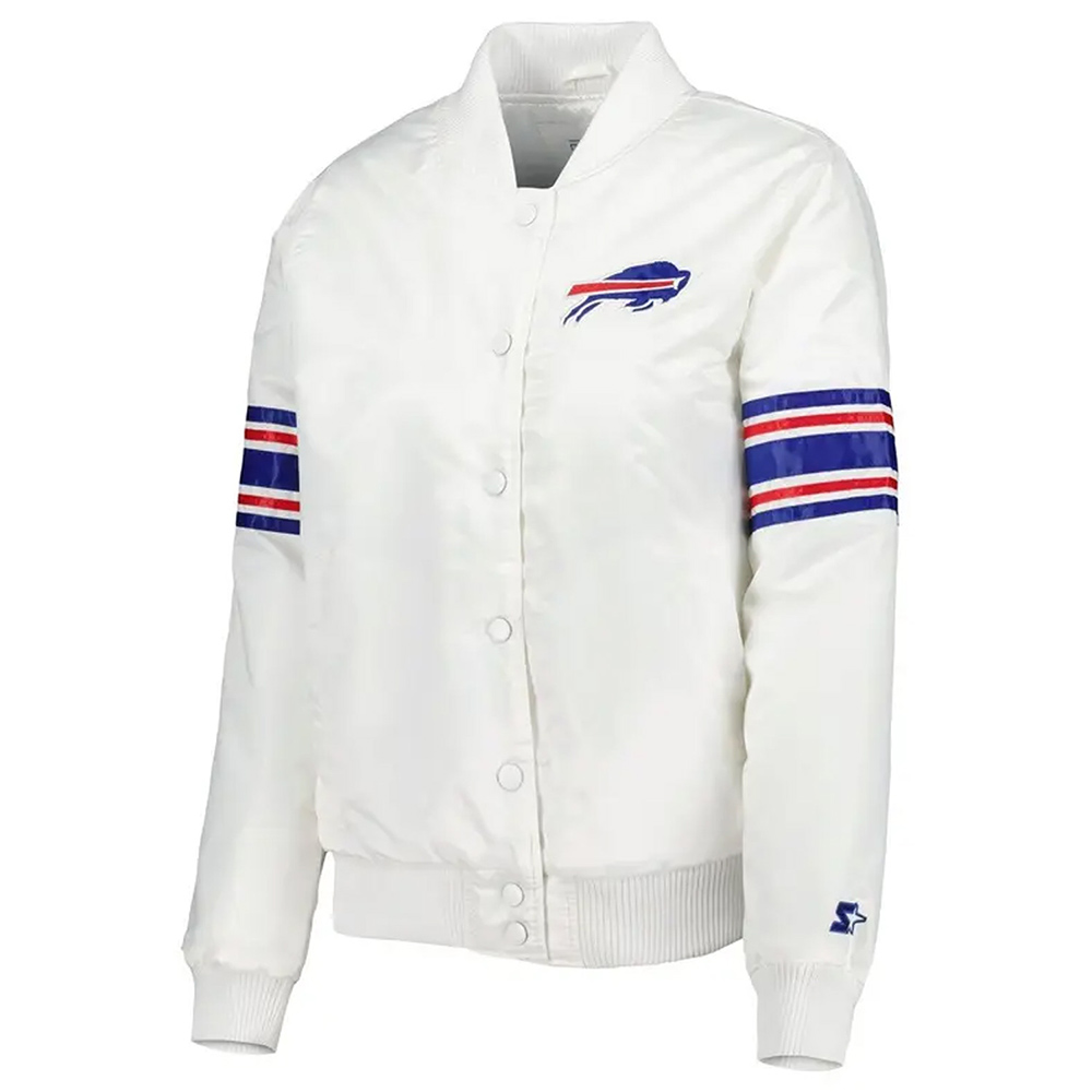 Women'S Buffalo Bills White Satin Jacket 1 Women'S Buffalo Bills White Satin Jacket - Trendy Leather Jackets