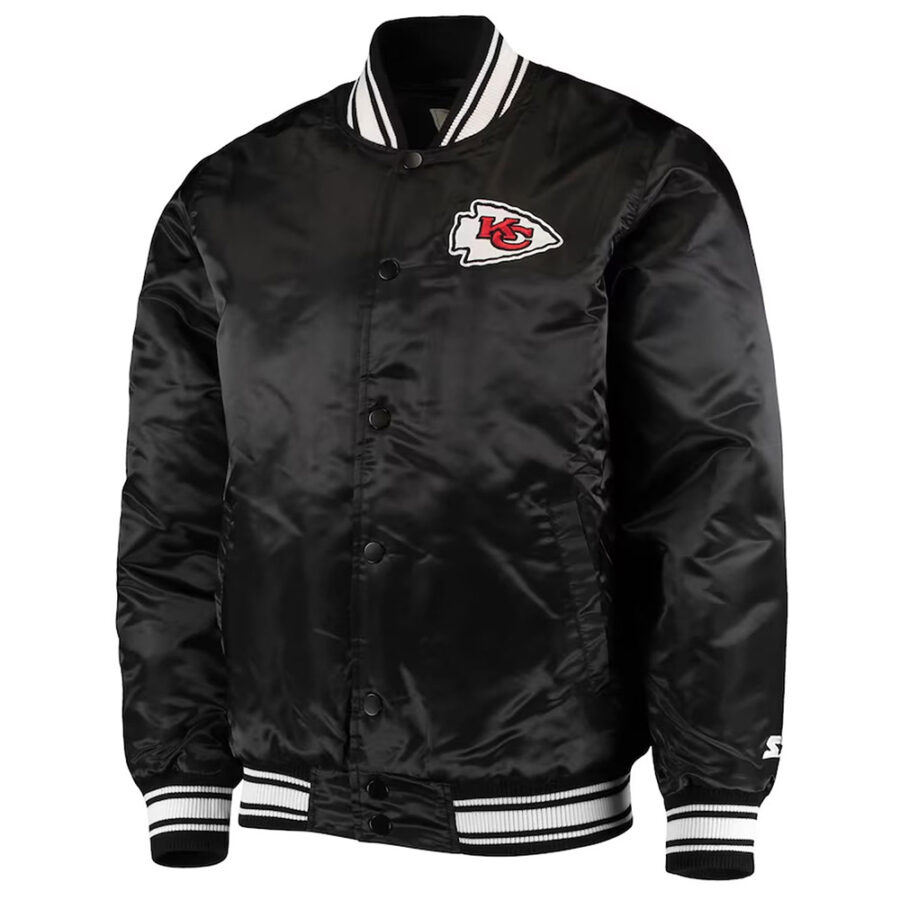 Alternative view of NFL kansas City Chiefs Locker Room Satin Jacket