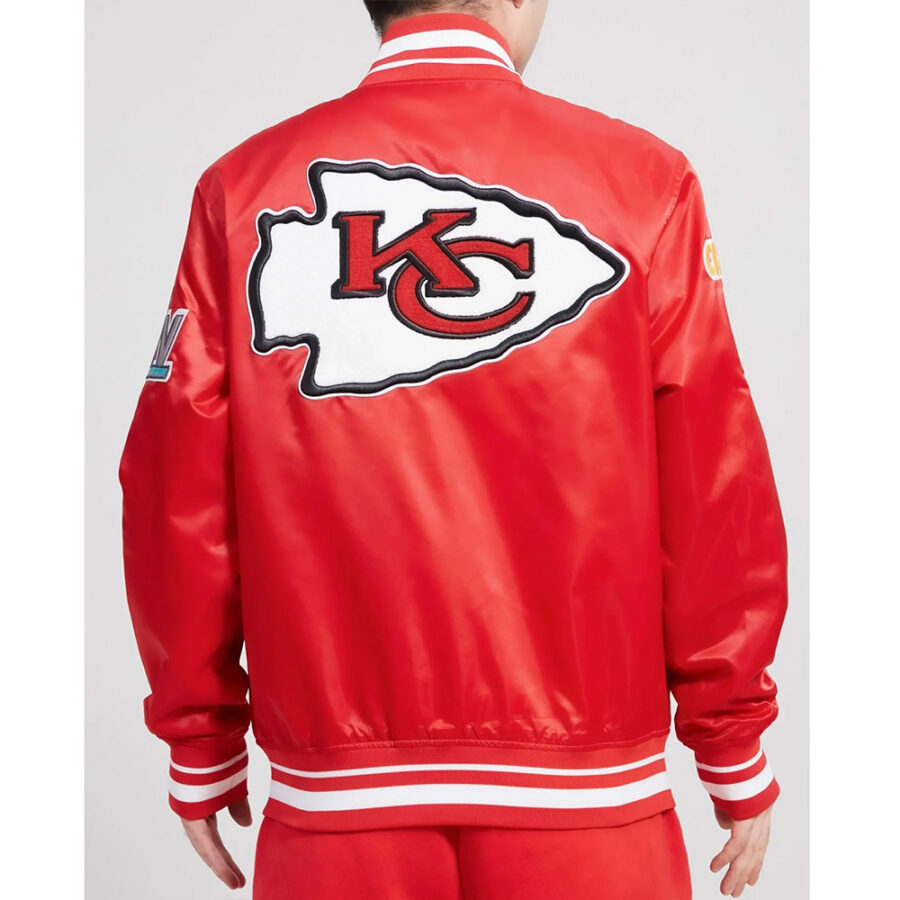 Alternative view of Men's kansas City Chiefs Mashup Satin Jacket