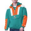 NFL Aqua Miami Dolphins Pullover Jacket