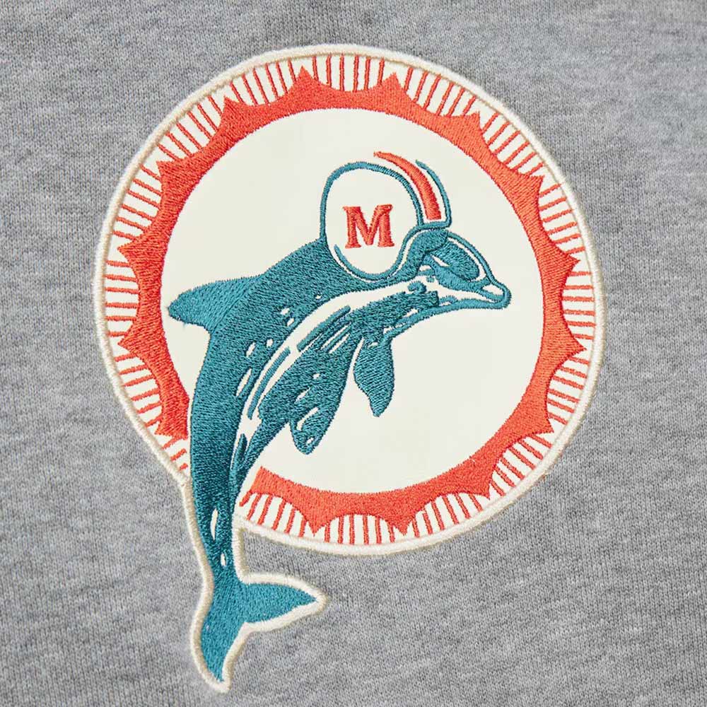 Nfl Miami Dolphins Gray Playoff Hoodie 3 Nfl Miami Dolphins Gray Playoff Hoodie - Image 3