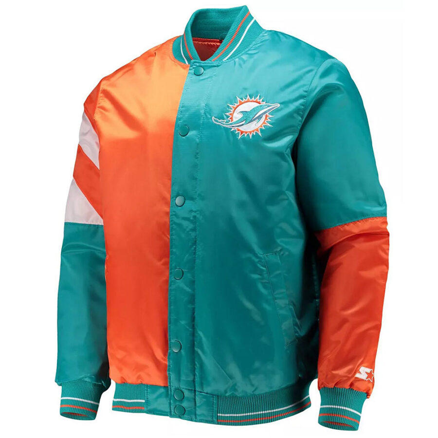 NFL Miami Dolphins Leader Satin Jacket