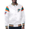 NFL Miami Dolphins Midweight White Jacket