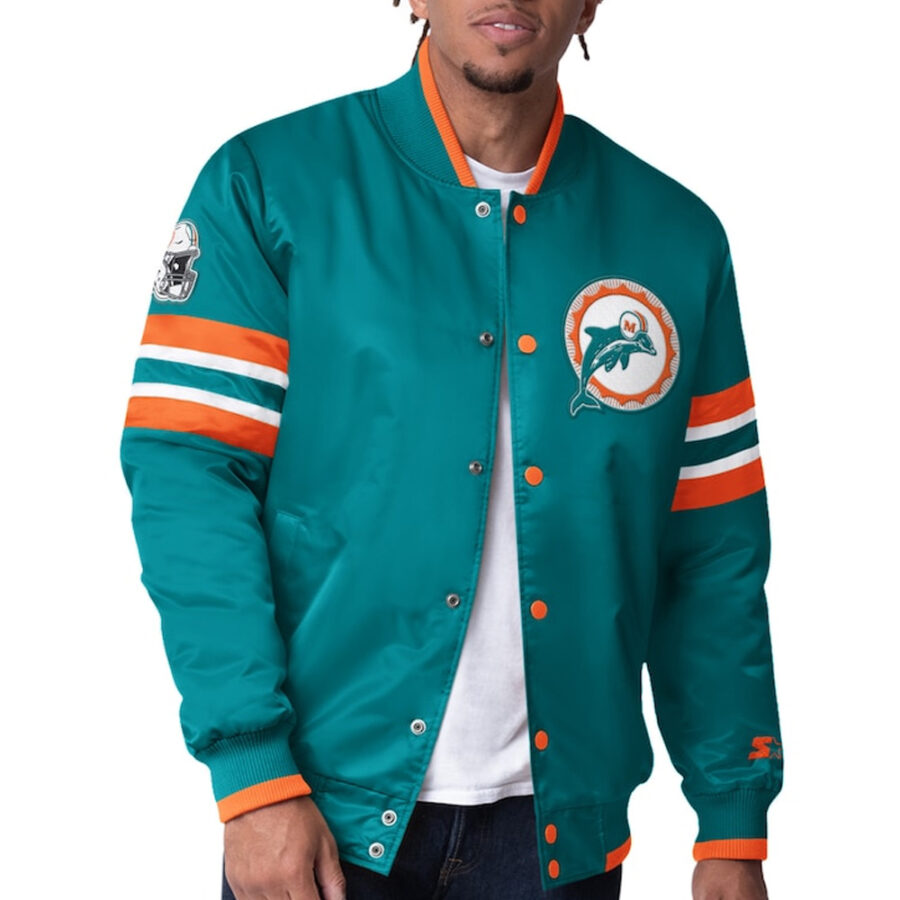 NFL Miami Dolphins Scout I  Satin Jacket