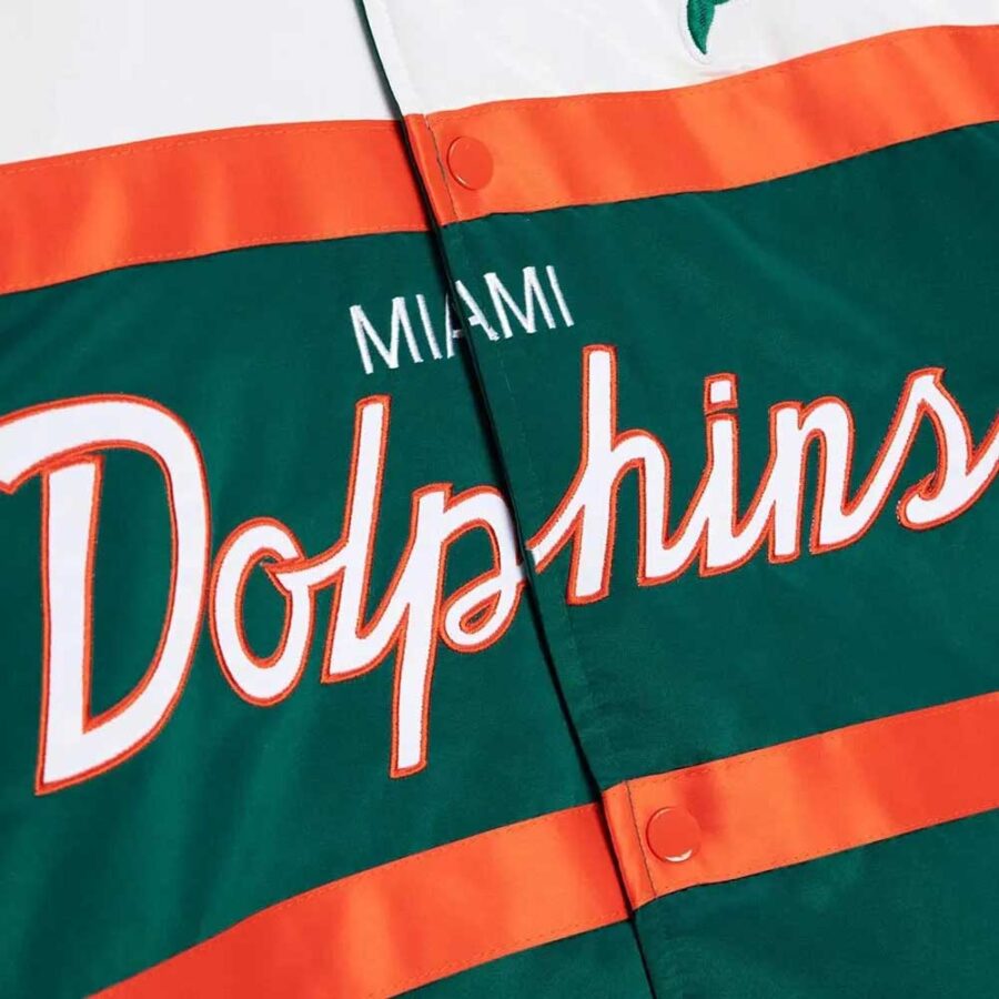 Miami Dolphins Special Script Satin Jacket