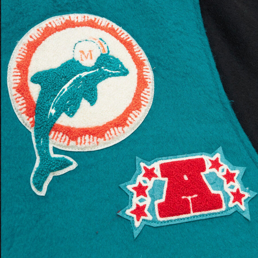 Nfl Miami Dolphins Team Legacy Varsity Jacket 6 Miami Dolphins Team Legacy Jacket